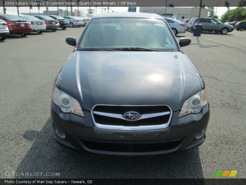 Quartz Silver Metallic / Off Black 2009 Subaru Legacy 2.5i Limited Sedan