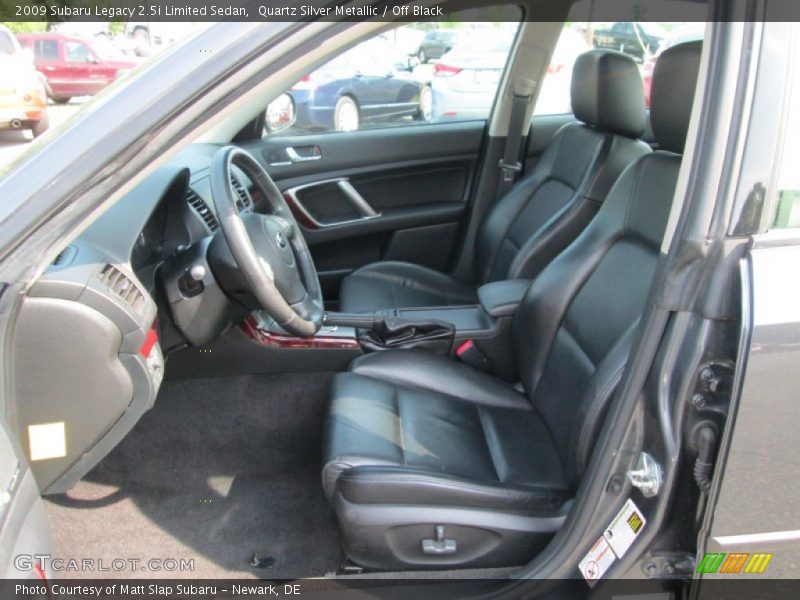 Quartz Silver Metallic / Off Black 2009 Subaru Legacy 2.5i Limited Sedan