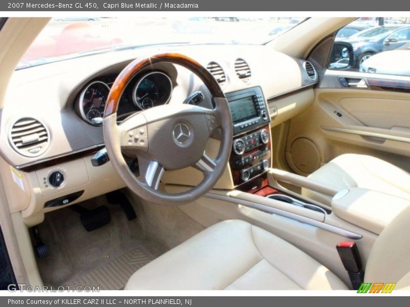 Capri Blue Metallic / Macadamia 2007 Mercedes-Benz GL 450