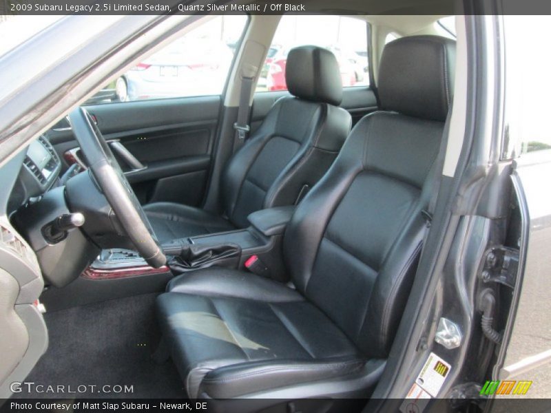 Quartz Silver Metallic / Off Black 2009 Subaru Legacy 2.5i Limited Sedan