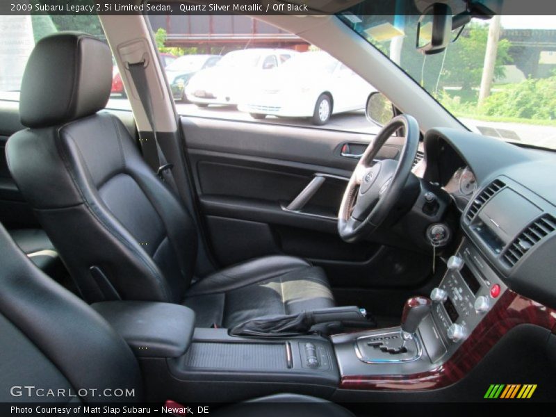 Quartz Silver Metallic / Off Black 2009 Subaru Legacy 2.5i Limited Sedan