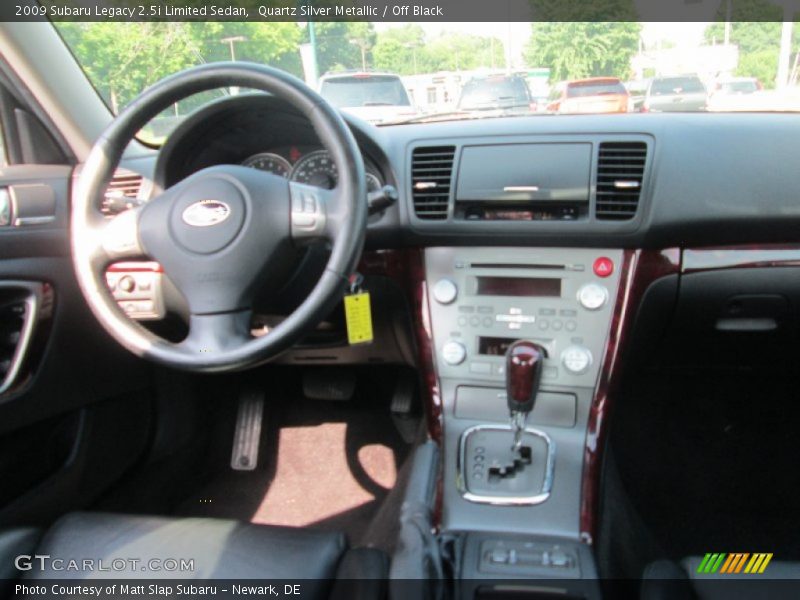 Quartz Silver Metallic / Off Black 2009 Subaru Legacy 2.5i Limited Sedan