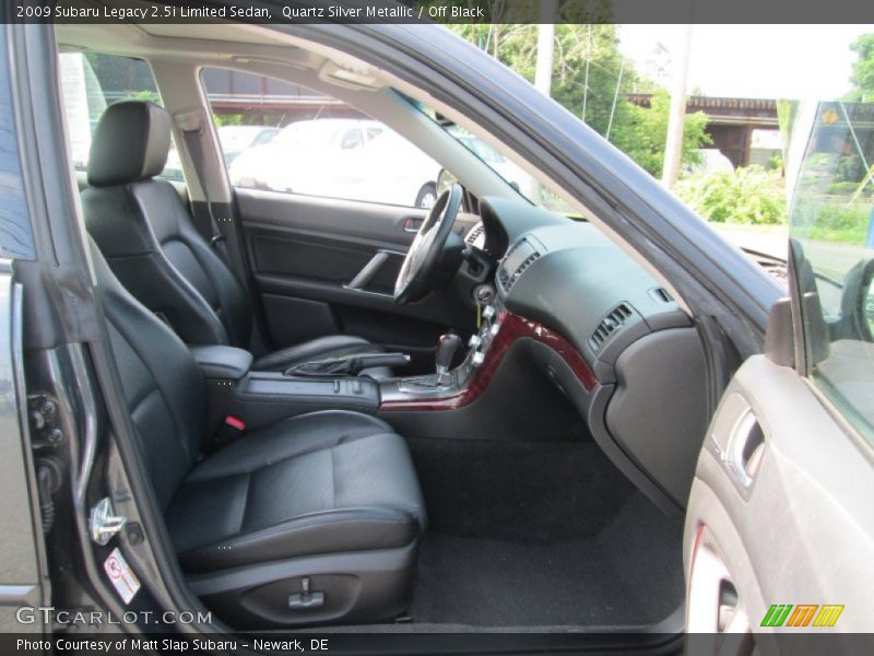 Quartz Silver Metallic / Off Black 2009 Subaru Legacy 2.5i Limited Sedan
