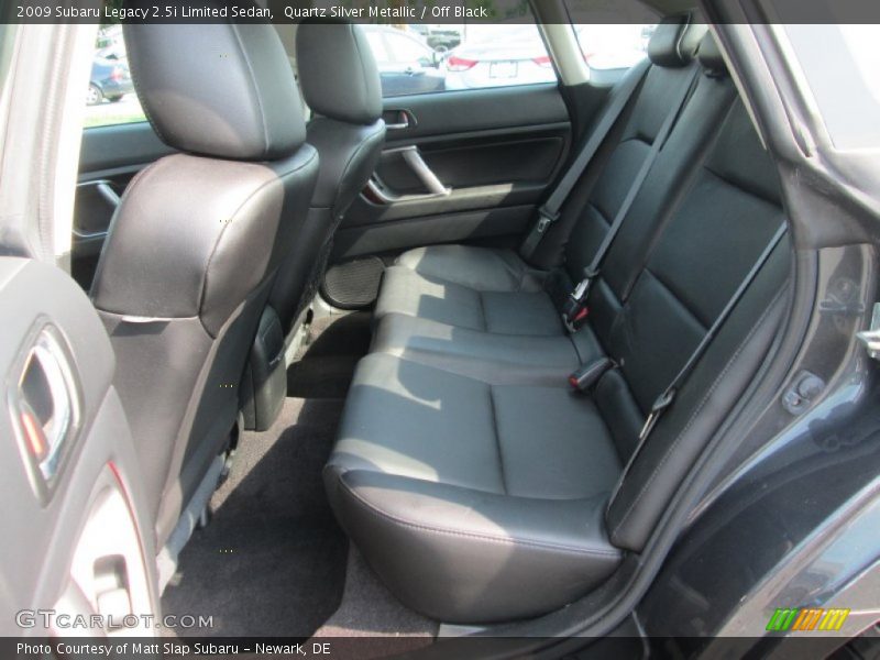 Quartz Silver Metallic / Off Black 2009 Subaru Legacy 2.5i Limited Sedan