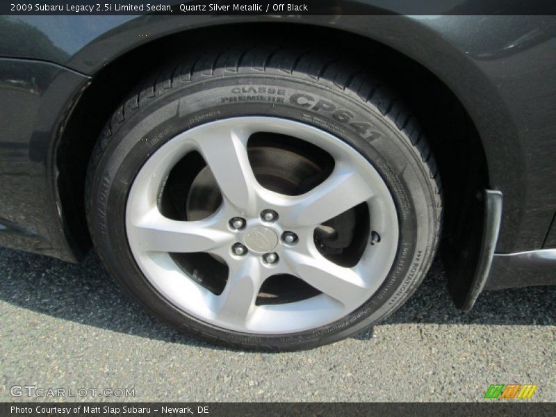Quartz Silver Metallic / Off Black 2009 Subaru Legacy 2.5i Limited Sedan