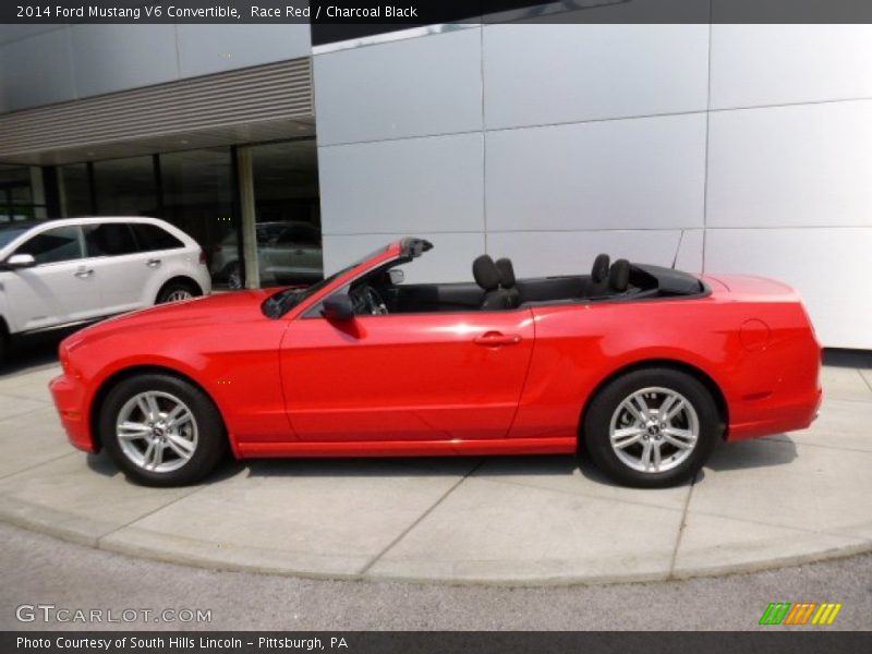 Race Red / Charcoal Black 2014 Ford Mustang V6 Convertible