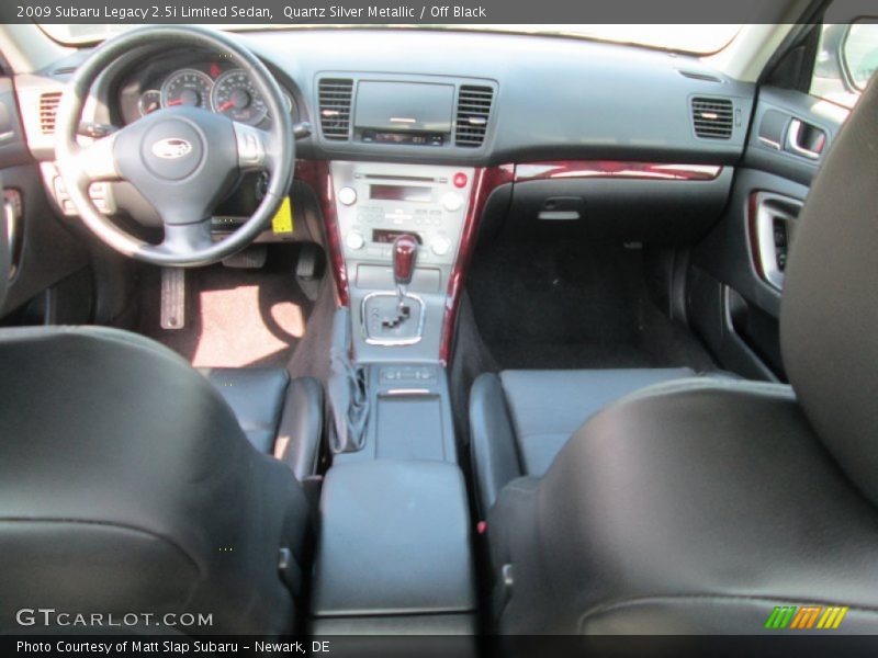 Quartz Silver Metallic / Off Black 2009 Subaru Legacy 2.5i Limited Sedan