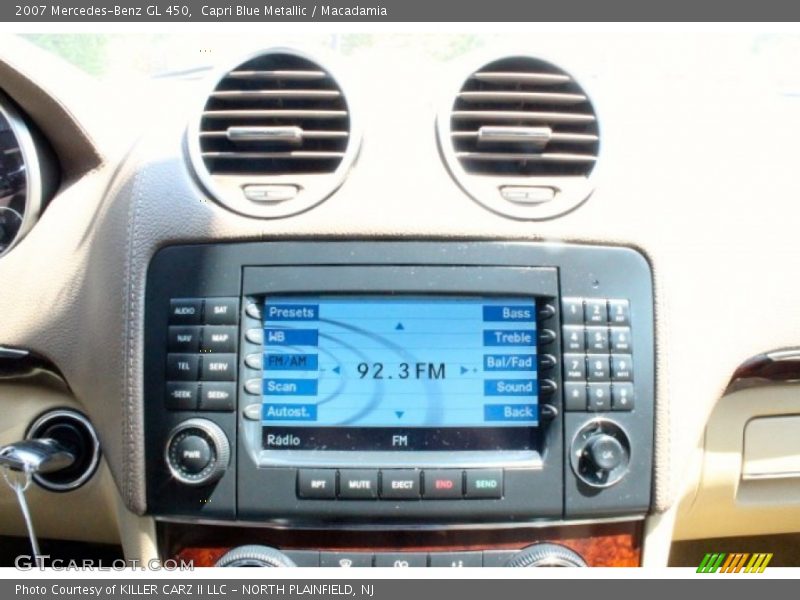 Capri Blue Metallic / Macadamia 2007 Mercedes-Benz GL 450