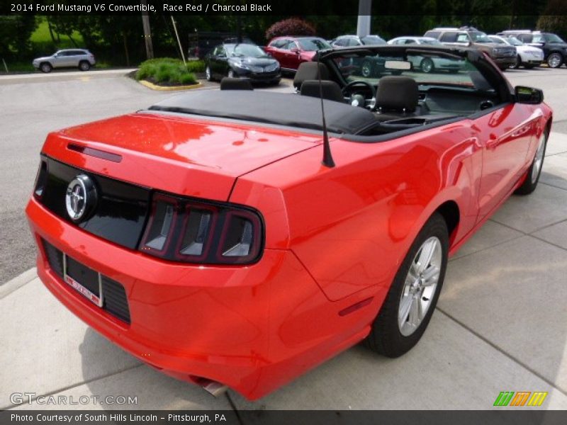 Race Red / Charcoal Black 2014 Ford Mustang V6 Convertible