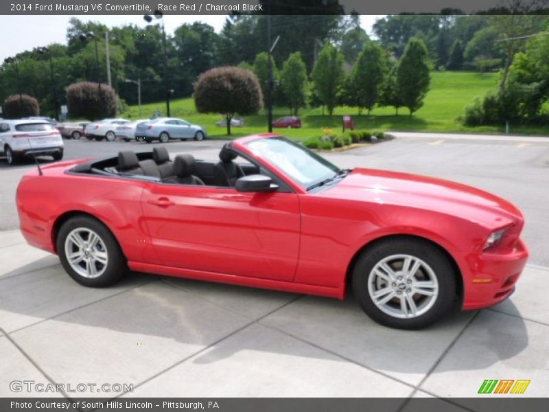 Race Red / Charcoal Black 2014 Ford Mustang V6 Convertible