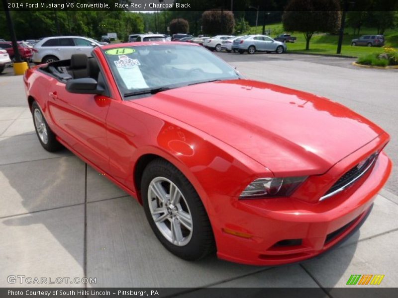 Race Red / Charcoal Black 2014 Ford Mustang V6 Convertible