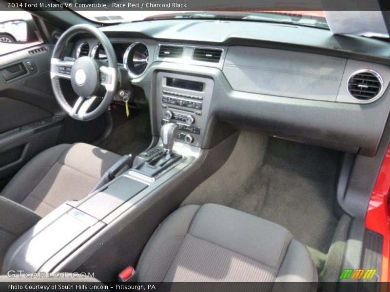 Race Red / Charcoal Black 2014 Ford Mustang V6 Convertible