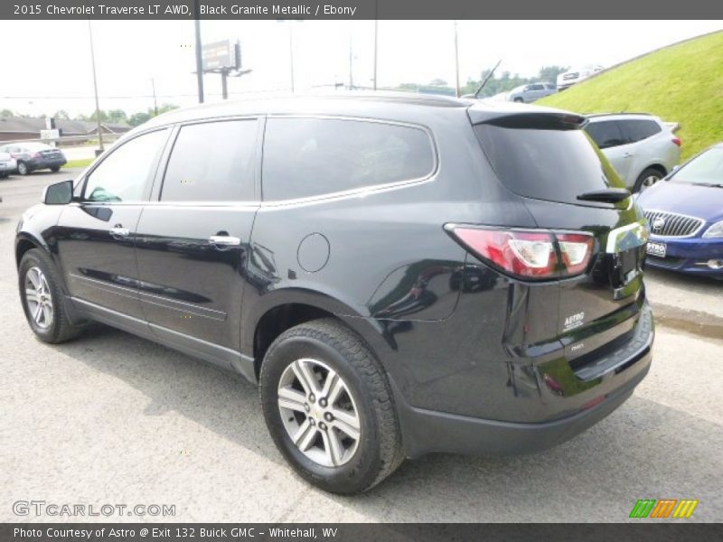 Black Granite Metallic / Ebony 2015 Chevrolet Traverse LT AWD