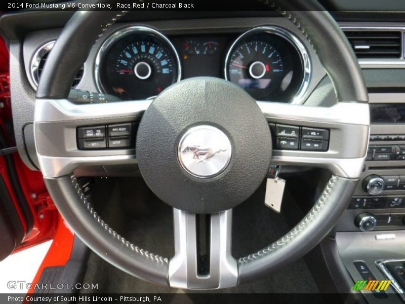 Race Red / Charcoal Black 2014 Ford Mustang V6 Convertible