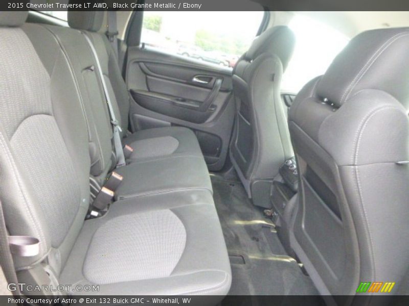 Black Granite Metallic / Ebony 2015 Chevrolet Traverse LT AWD