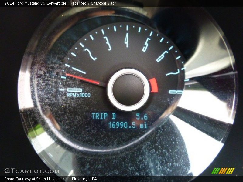 Race Red / Charcoal Black 2014 Ford Mustang V6 Convertible