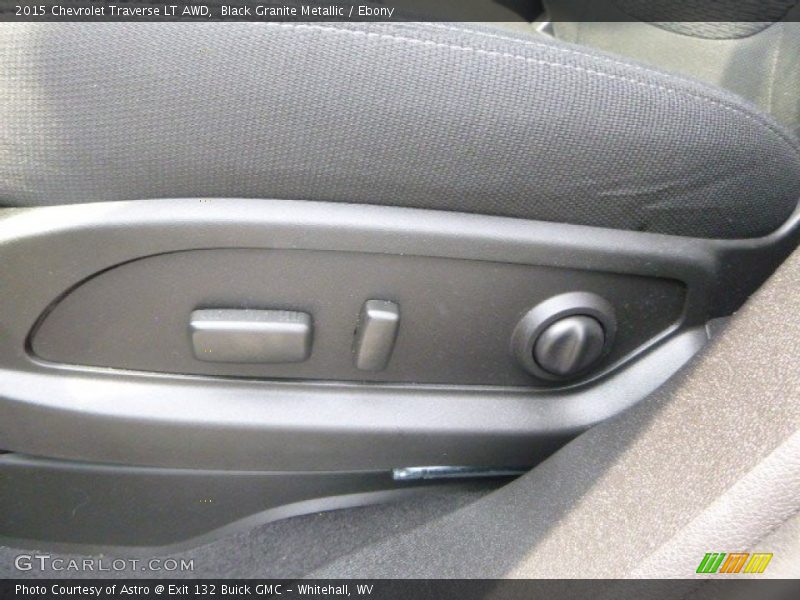 Black Granite Metallic / Ebony 2015 Chevrolet Traverse LT AWD