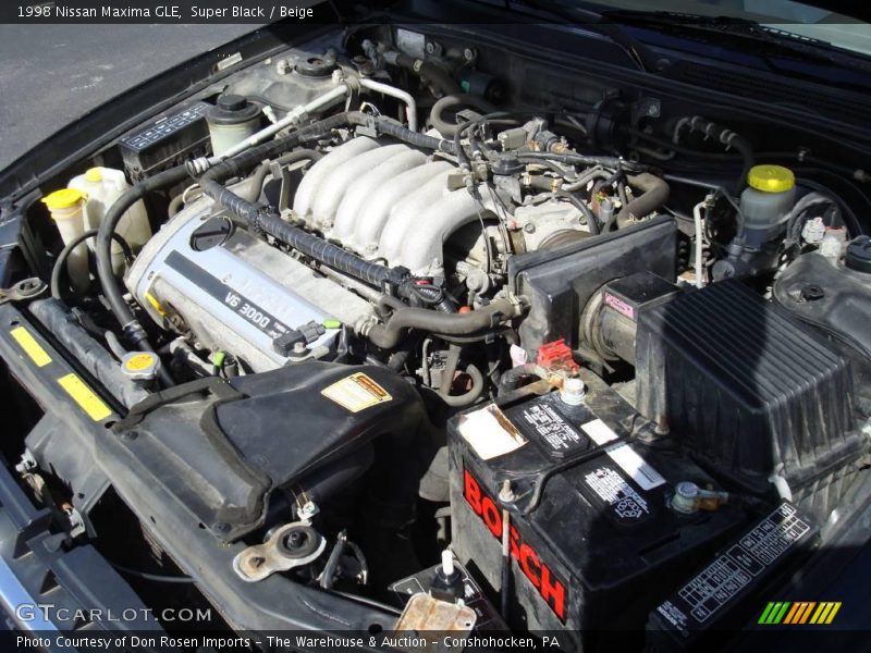 Super Black / Beige 1998 Nissan Maxima GLE