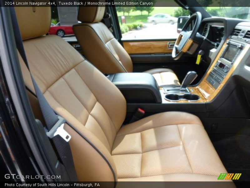 Front Seat of 2014 Navigator 4x4