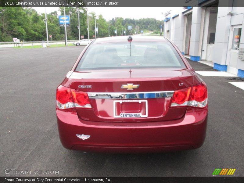 Siren Red Tintcoat / Jet Black 2016 Chevrolet Cruze Limited LT