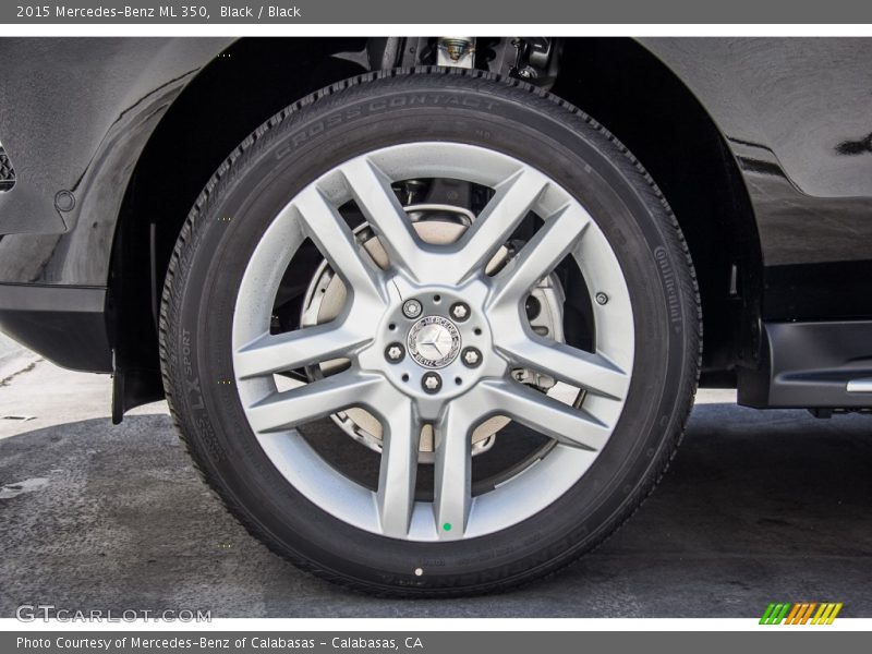 Black / Black 2015 Mercedes-Benz ML 350