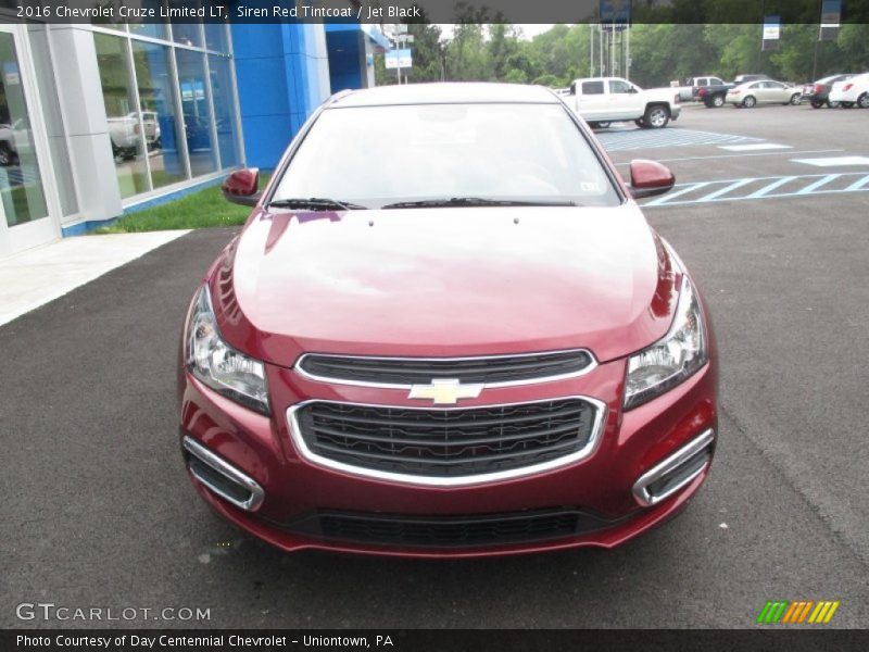 Siren Red Tintcoat / Jet Black 2016 Chevrolet Cruze Limited LT