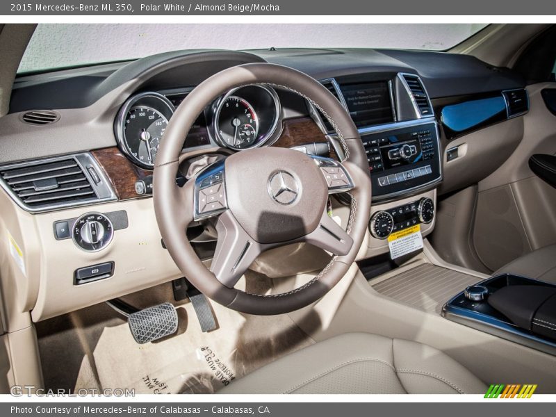 Polar White / Almond Beige/Mocha 2015 Mercedes-Benz ML 350