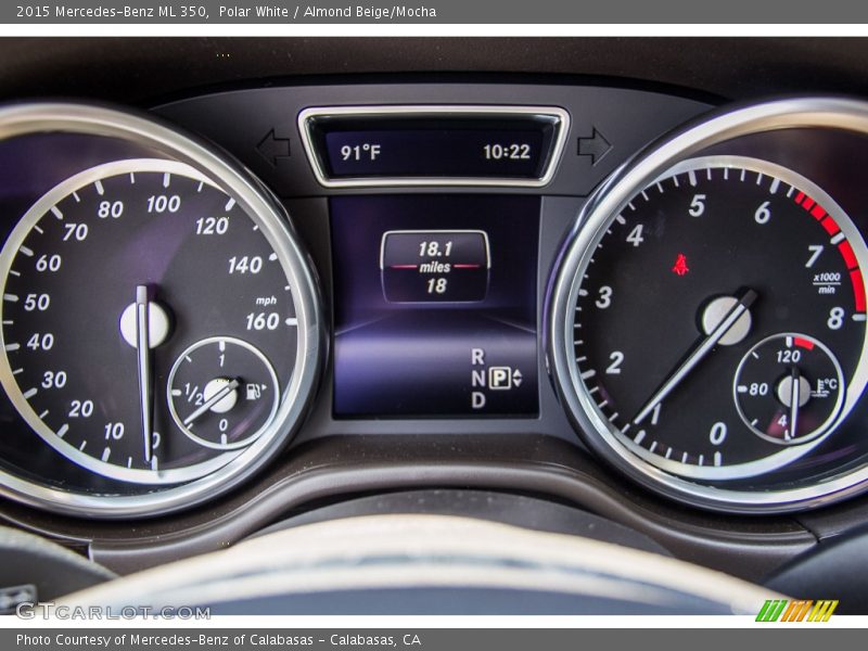 Polar White / Almond Beige/Mocha 2015 Mercedes-Benz ML 350