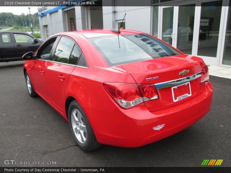 Red Hot / Jet Black 2016 Chevrolet Cruze Limited LT