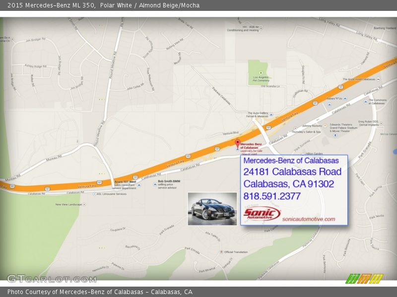 Polar White / Almond Beige/Mocha 2015 Mercedes-Benz ML 350
