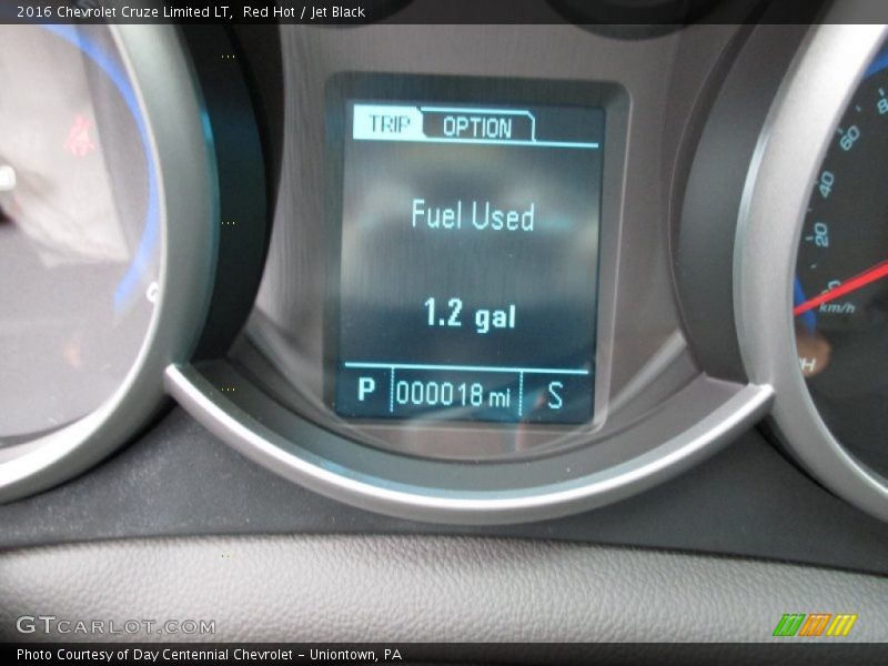 Red Hot / Jet Black 2016 Chevrolet Cruze Limited LT