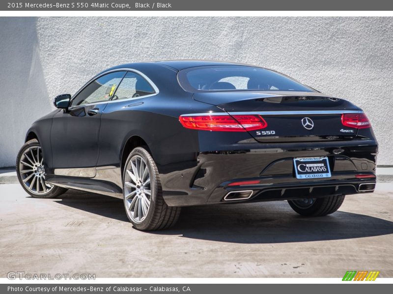 Black / Black 2015 Mercedes-Benz S 550 4Matic Coupe