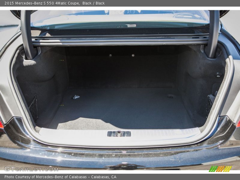 Black / Black 2015 Mercedes-Benz S 550 4Matic Coupe