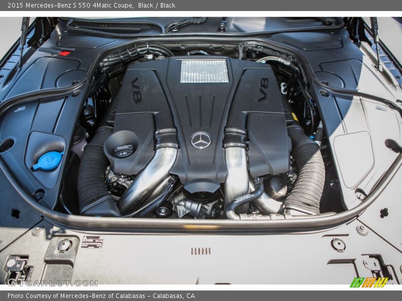  2015 S 550 4Matic Coupe Engine - 4.6 Liter biturbo DI DOHC 32-Valve VVT V8
