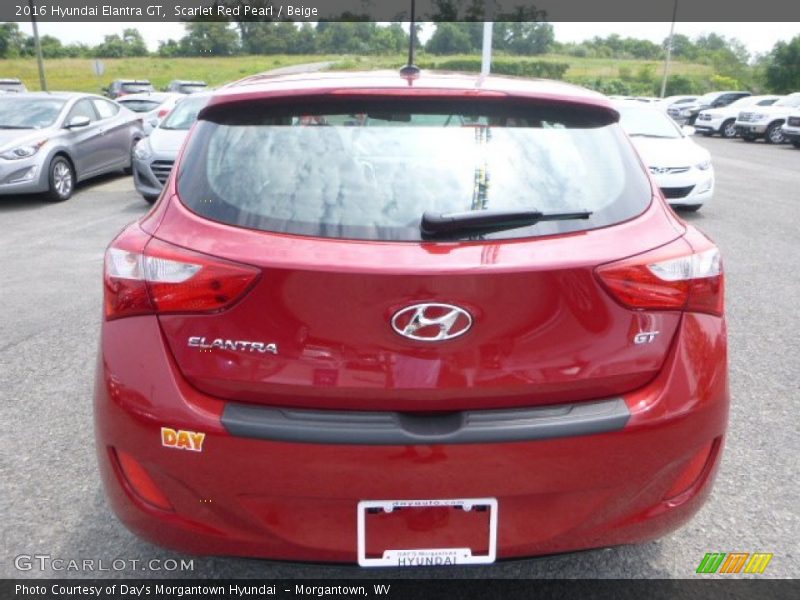 Scarlet Red Pearl / Beige 2016 Hyundai Elantra GT