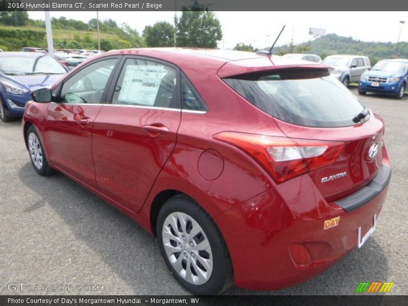 Scarlet Red Pearl / Beige 2016 Hyundai Elantra GT