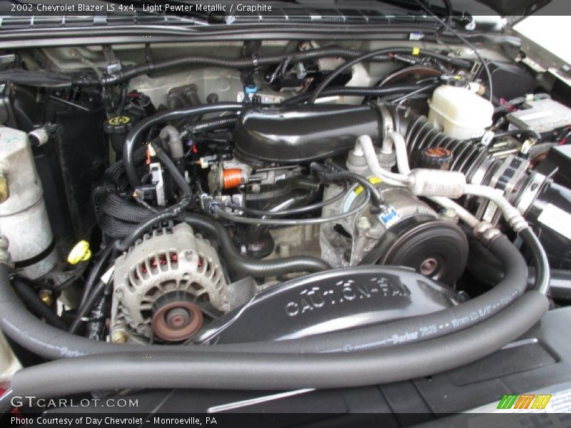 Light Pewter Metallic / Graphite 2002 Chevrolet Blazer LS 4x4