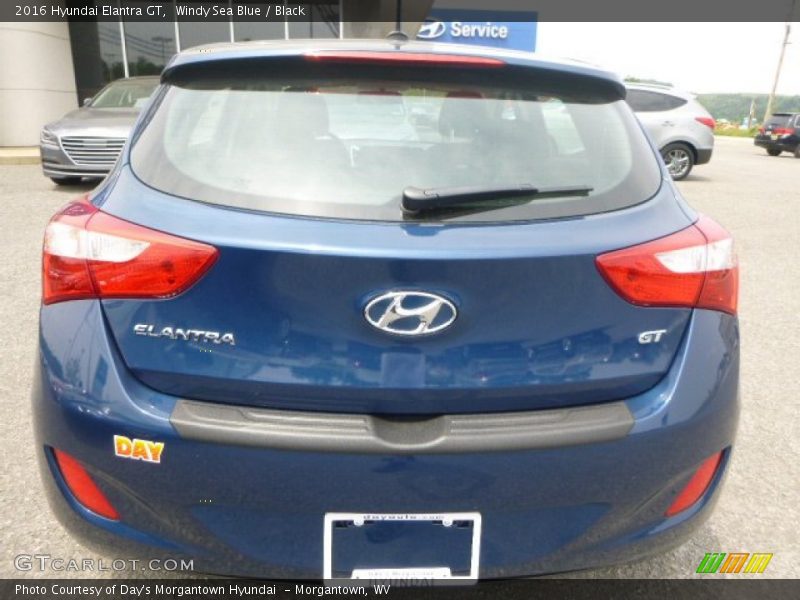 Windy Sea Blue / Black 2016 Hyundai Elantra GT