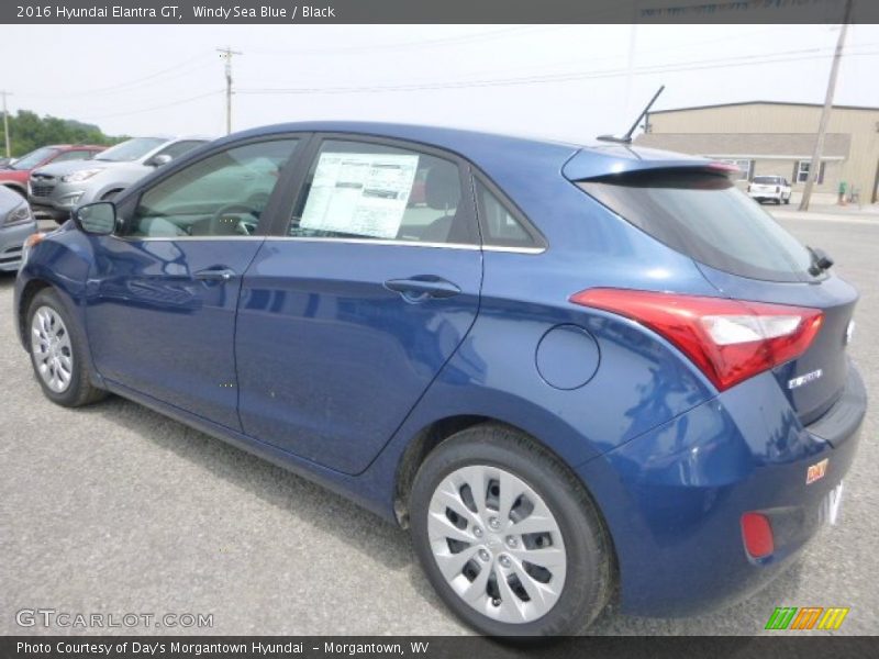 Windy Sea Blue / Black 2016 Hyundai Elantra GT