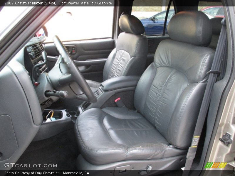 Light Pewter Metallic / Graphite 2002 Chevrolet Blazer LS 4x4