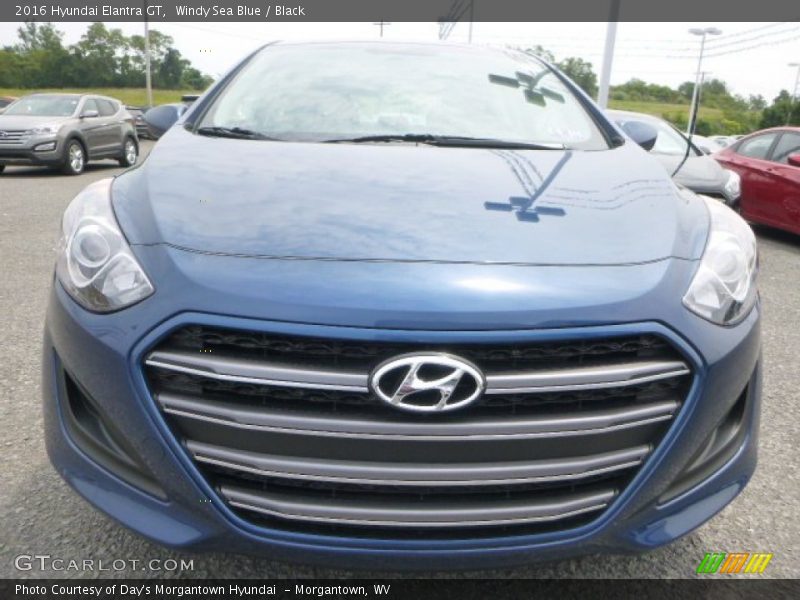 Windy Sea Blue / Black 2016 Hyundai Elantra GT