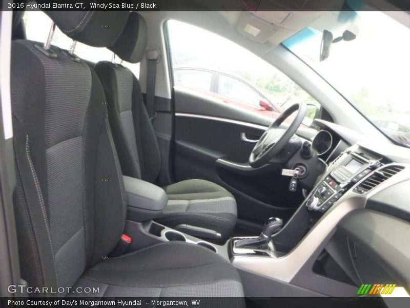 Windy Sea Blue / Black 2016 Hyundai Elantra GT