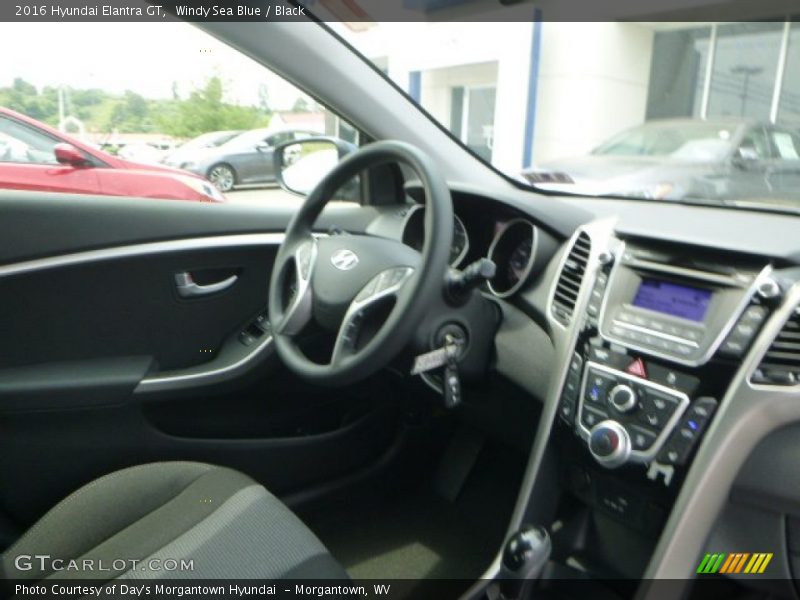 Windy Sea Blue / Black 2016 Hyundai Elantra GT
