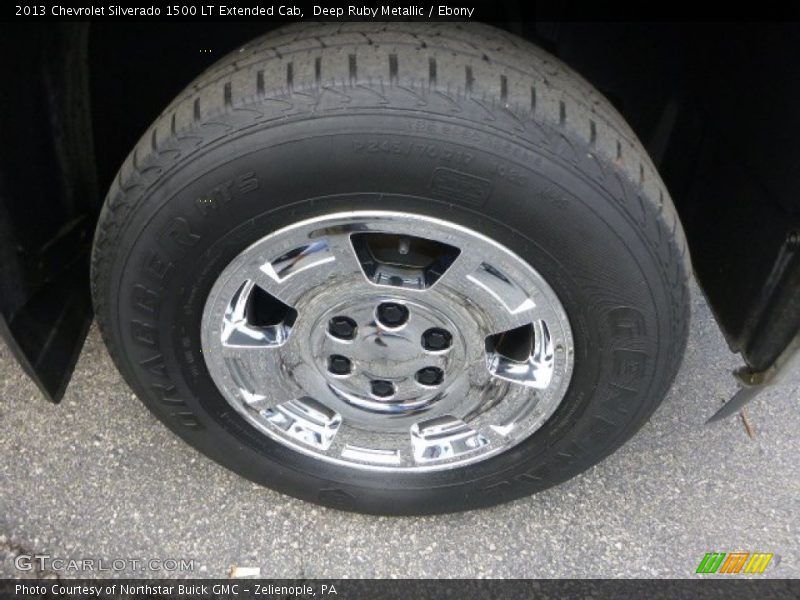 Deep Ruby Metallic / Ebony 2013 Chevrolet Silverado 1500 LT Extended Cab