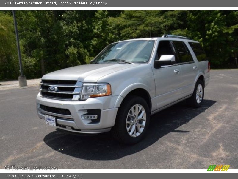 Ingot Silver Metallic / Ebony 2015 Ford Expedition Limited