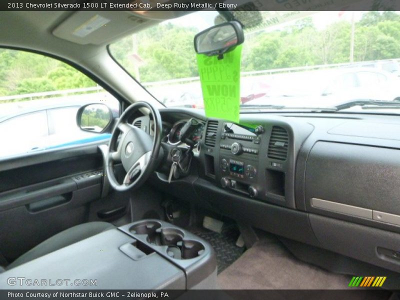 Deep Ruby Metallic / Ebony 2013 Chevrolet Silverado 1500 LT Extended Cab