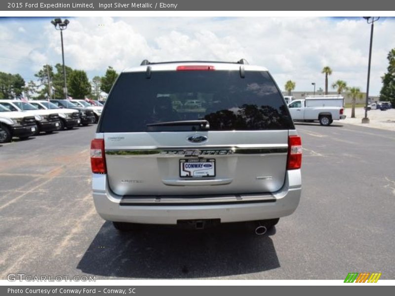 Ingot Silver Metallic / Ebony 2015 Ford Expedition Limited