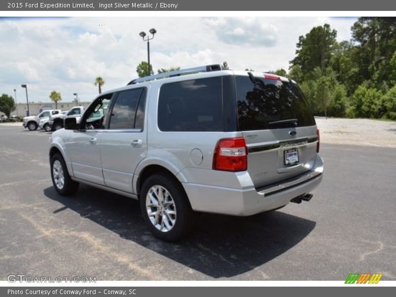 Ingot Silver Metallic / Ebony 2015 Ford Expedition Limited