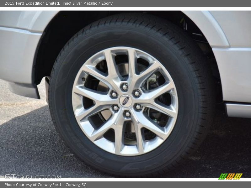 Ingot Silver Metallic / Ebony 2015 Ford Expedition Limited