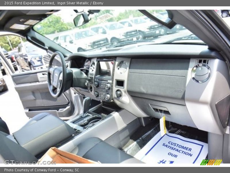 Ingot Silver Metallic / Ebony 2015 Ford Expedition Limited